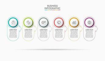 Presentation business infographic template vector