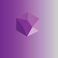 3d polygonal vctor art element design vector