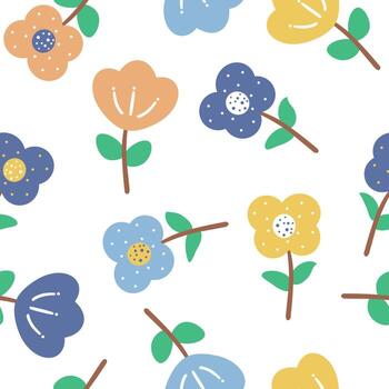 Seamless floral pattern. Seamless pattern. Seamless background. Wrapping paper pattern. bedroom pattern vector