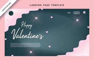 wallpaper love social media template valentines day vector