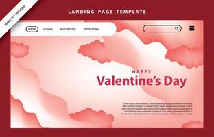 happy valentines day social media poster banner flyer pattern event abstract layout illustration background february party wallpaper template label backdrop modern vector design sale red romantic red