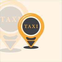 taxi logo point vector illustration template icon graphic design. transport sign or symbol for company