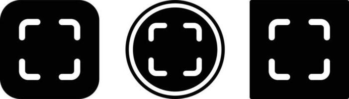 maximize icon . web icon set . icons collection. Simple vector illustration.