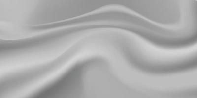 white satin fabric as background vector