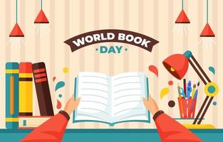 World Book Day Background vector