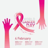 World cancer day vector