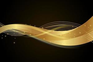 Abstract Shiny golden background vector