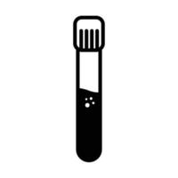 Test tube icon design free vector. vector