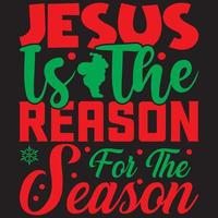 Jesus is the reason for the season vector