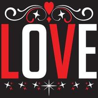 love t shirt design vector