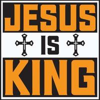 Jesus is king vector