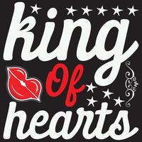 king of hearts vector