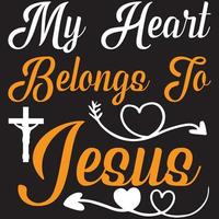 my heart belongs to Jesus vector