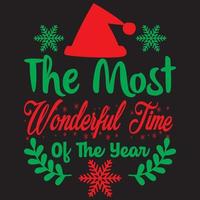 the most wonderful time of the year vector