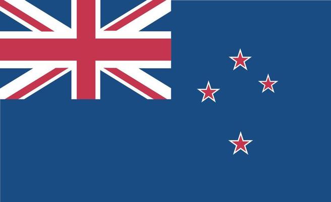 Flag of New Zealand. Vector illustration