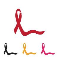 aids ribbon logo vector