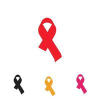 aids ribbon logo vector