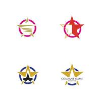 Star icon Template vector