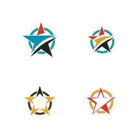 Star icon Template vector