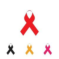 aids ribbon logo vector