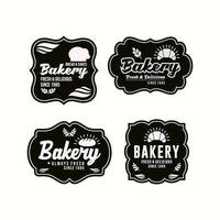 label Bakery shop vector collections