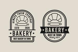 Bakery vector design logo set