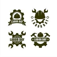 Flat Design Labor Day Collections vector