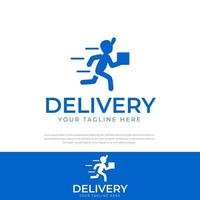 Freight forwarder logo design, fast delivery, symbol, icon vector design template