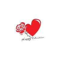 Rose with Love Valentine