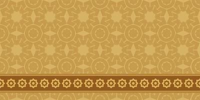 Gold islamic background with pattern vector