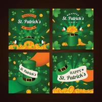 Saint Patrick's Day Social Media Post Template vector