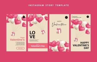 happy valentines day social media poster banner flyer pattern event abstract layout illustration background february party wallpaper template label backdrop modern vector design sale red romantic red