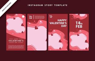 happy valentines day social media poster banner flyer pattern event abstract layout illustration background february party wallpaper template label backdrop modern vector design sale red romantic red