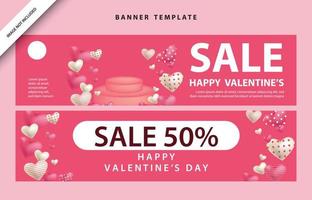 happy valentines day social media poster banner flyer pattern event abstract layout illustration background february party wallpaper template label backdrop modern vector design sale red romantic red