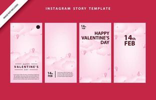 happy valentines day social media poster banner flyer pattern event abstract layout illustration background february party wallpaper template label backdrop modern vector design sale red romantic red