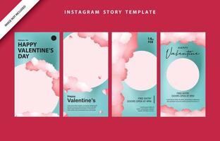 happy valentines day social media poster banner flyer pattern event abstract layout illustration background february party wallpaper template label backdrop modern vector design sale red romantic red