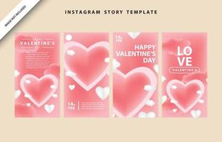 happy valentines day social media poster banner flyer pattern event abstract layout illustration background february party wallpaper template label backdrop modern vector design sale red romantic red