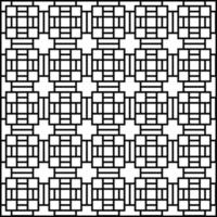 patrón sin costuras de mosaico blanco y negro de forma simple perfecto para fondo o papel tapiz vector