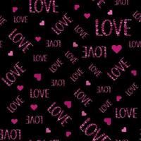 pink love words seamless pattern perfect for background or wallpaper vector