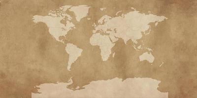 World map template with continents, North and South America, Europe and Asia, Africa and Australia vector