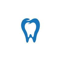 Ilustración de vector de plantilla de logotipo dental