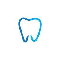 Ilustración de vector de plantilla de logotipo dental