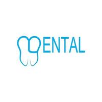 Ilustración de vector de plantilla de logotipo dental