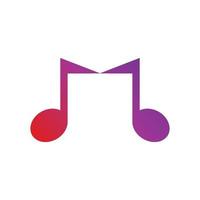 Music note Icon Vector illustration design