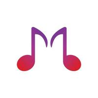 Music note Icon Vector illustration design