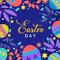 Easter Day Background vector