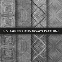 Seamless hand drawn pattern. vector