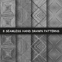 Seamless hand drawn pattern. vector