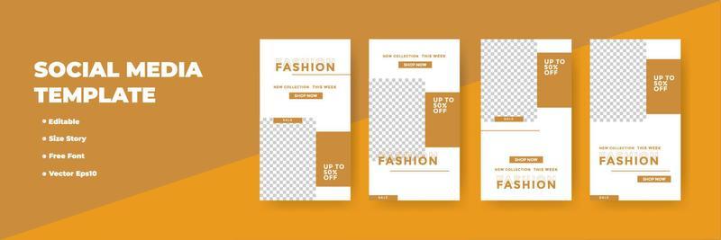 Creative social networks stories design, vertical banner