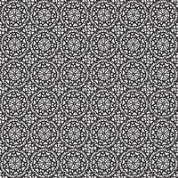 Classic batik seamless pattern background  geometric mandala wallpaper. elegant traditional floral motif vector